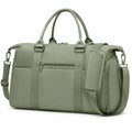Sac de voyage 50 x 25 x 30 cm en polyester vert kaki à bandoulière réglable